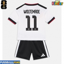 Deutschland Nick Woltemade #11 Heimtrikotsatz Kinder EM 2024 Kurzarm (+ Kurze Hosen)
